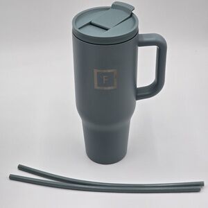 Iron Flask Copilot Tumbler 40oz Elemental Gray  Vacuum Insulated Stainless...